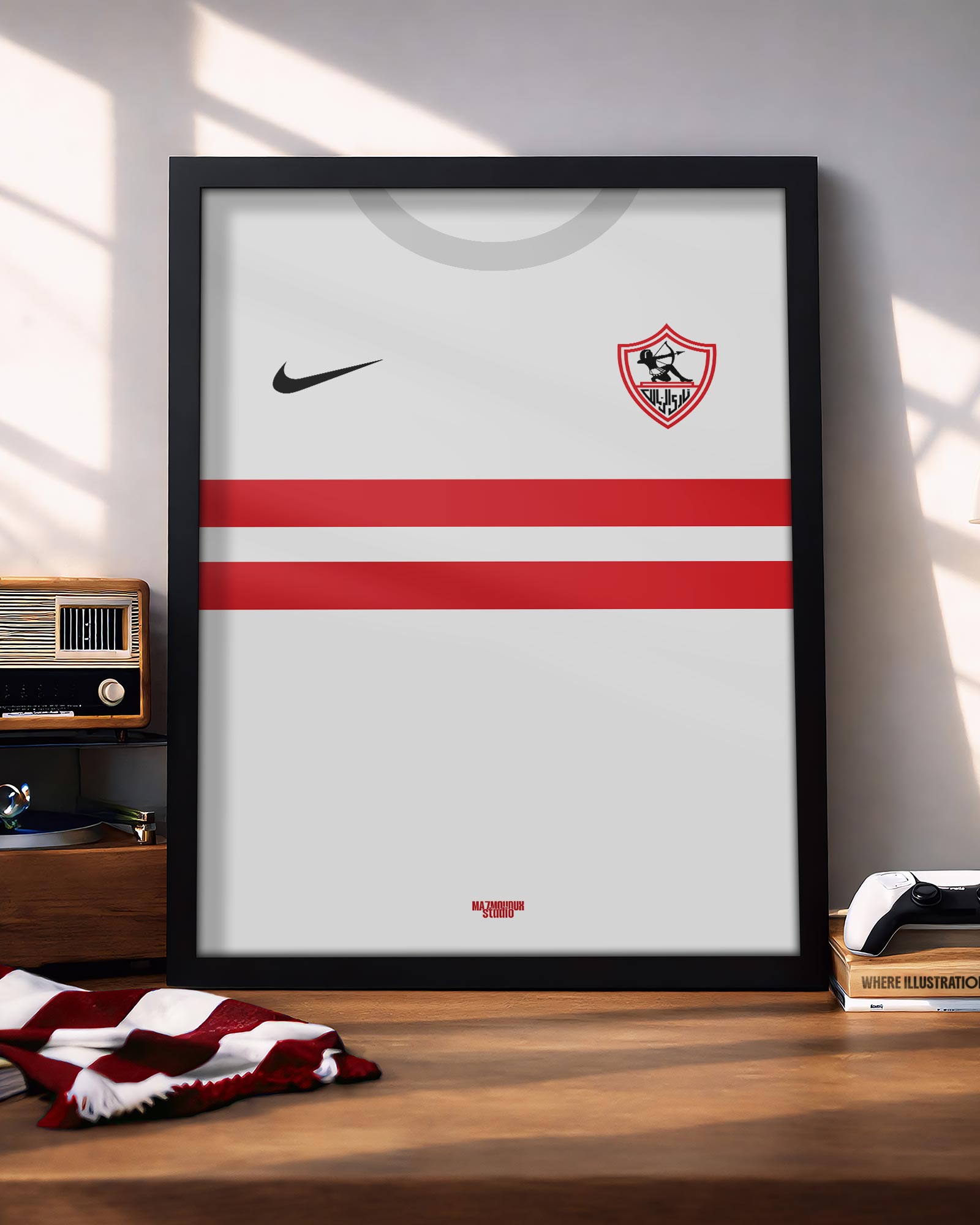 Zamalek SC 25/26 - Framed Football Poster