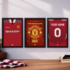Manchester United Framed Football Posters