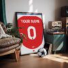 Arsenal 24/25 Customizable - Framed Football Poster