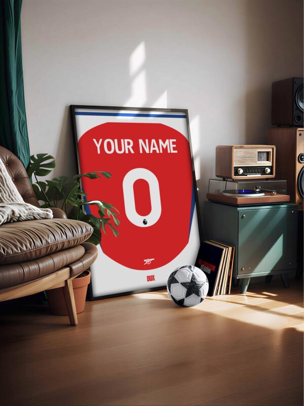 Arsenal 24/25 Customizable - Framed Football Poster