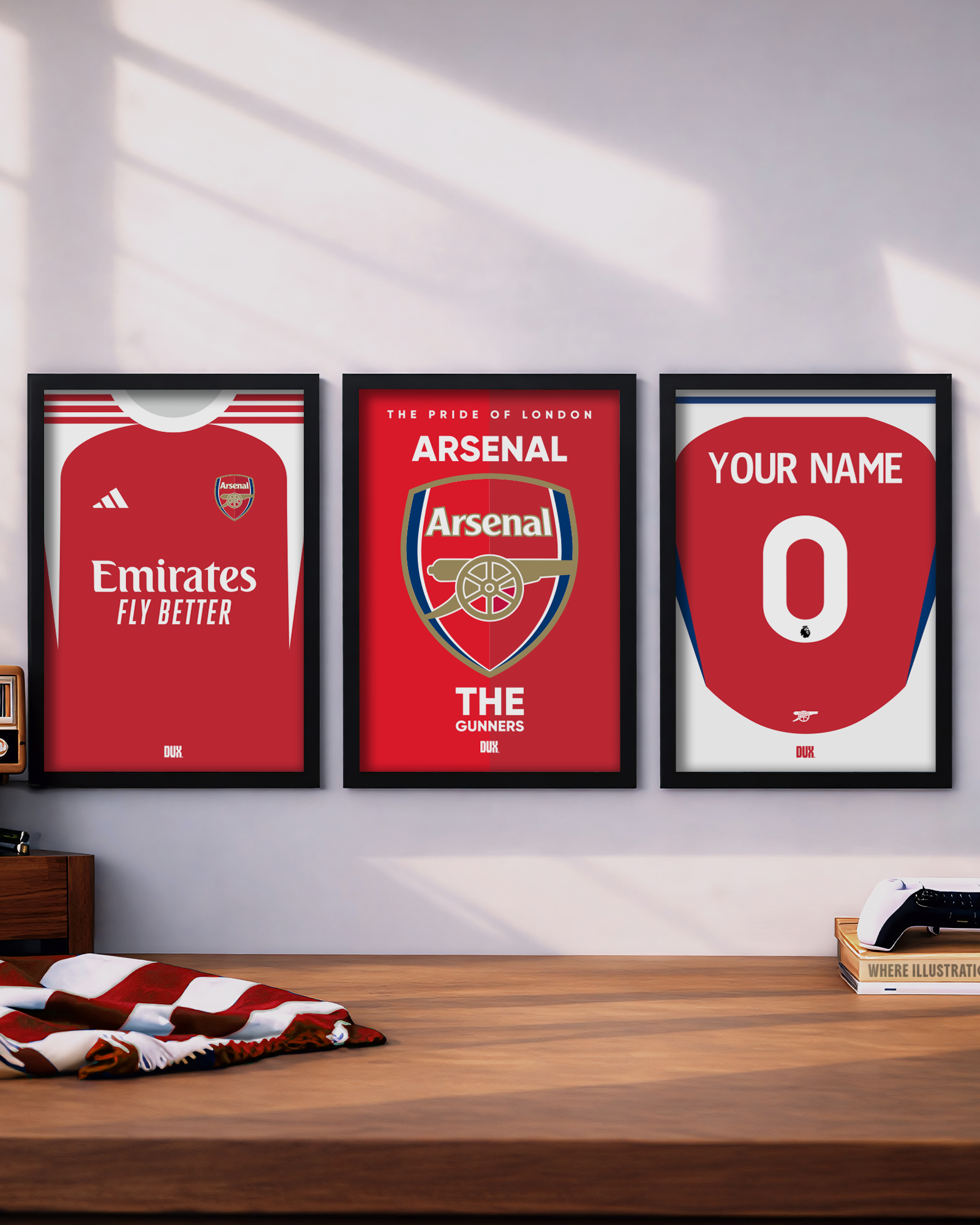 Arsenal Framed Posters Collection X3