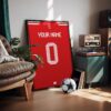 Bayern Munich 25/26 Customizable Kit - Framed Football Poster