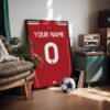 Liverpool FC 25/26 Customizable Kit Framed Poster