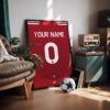 Manchester United Customizable Kit - Framed Football Poster