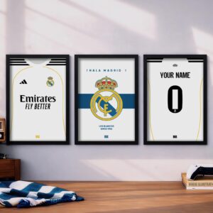 Real Madrid Framed Football Posters