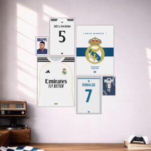 Real Madrid CF Collection - Illustrated Football Posters