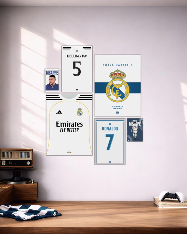 Real Madrid CF Collection - Illustrated Football Posters