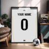 Real Madrid CF 25/26 Customizable Kit - Framed Football Poster
