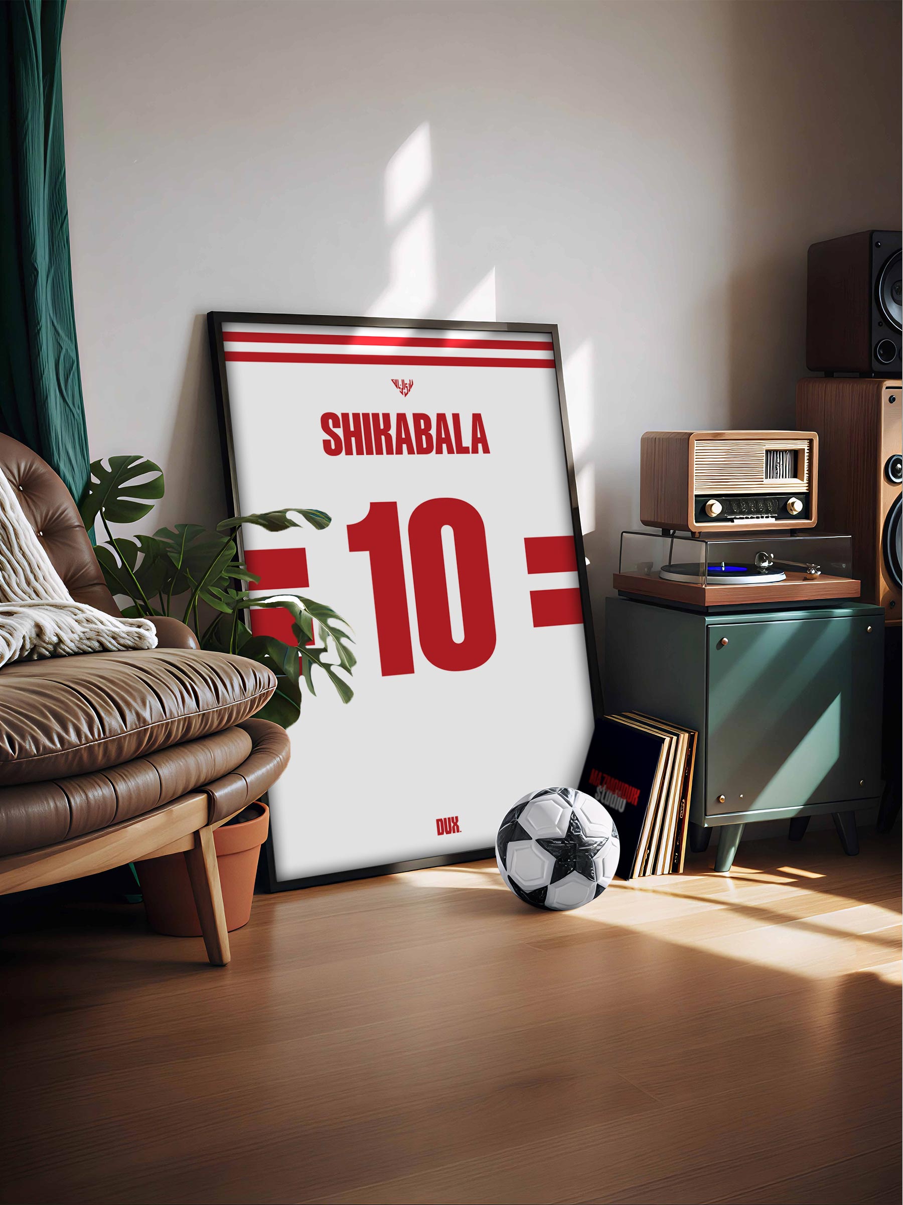 Shikabala Jersey - Framed Football Poster - Image 3