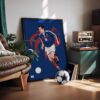 Zidane x France - Framed Football Poster