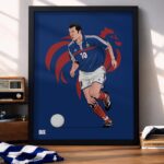 Zidane x France - Framed Football Poster