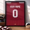 Al Ahly SC 25/26 Customizable Kit - Framed Football Poster