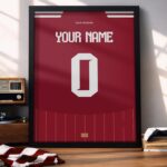Al Ahly SC 25/26 Customizable Kit - Framed Football Poster