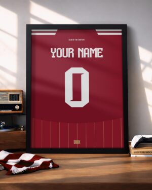 Al Ahly SC 25/26 Customizable Kit - Framed Football Poster
