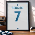Cristiano Ronaldo 2017 Jersey - Framed Football Poster