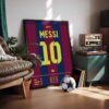 Leo Messi 2015 Jersey - Framed Football Poster