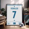 Cristiano Ronaldo 2017 Jersey - Framed Football Poster