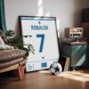 Cristiano Ronaldo 2017 Jersey - Framed Football Poster