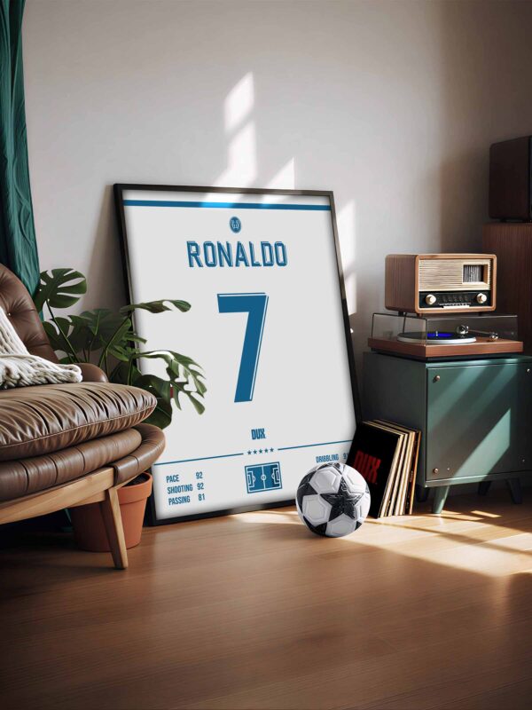 Cristiano Ronaldo 2017 Jersey - Framed Football Poster
