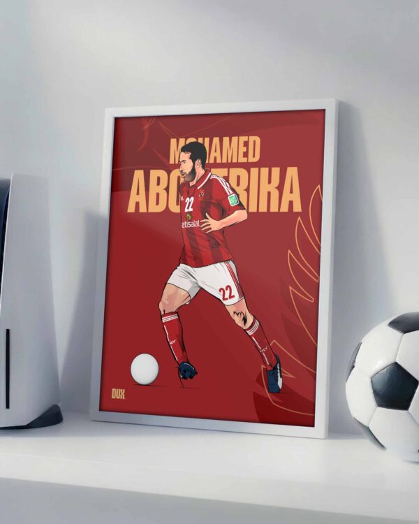 Mohamed Aboutrika - Framed Football Poster