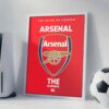 Arsenal FC Logo - Framed Football Poster