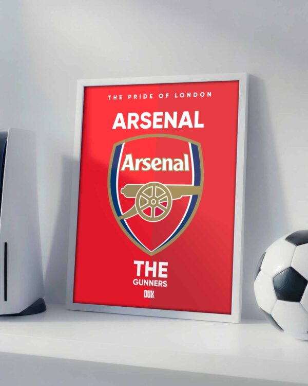 Arsenal FC Logo - Framed Football Poster