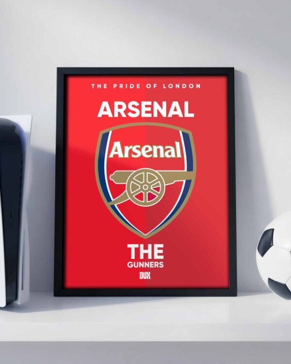 Arsenal FC Logo - Framed Football Poster