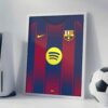 FC Barcelona Kit - Framed Football Poster