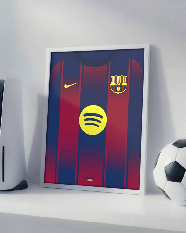 FC Barcelona Kit - Framed Football Poster