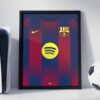 FC Barcelona Kit - Framed Football Poster