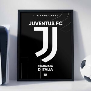 Juventus FC Logo - Framed Football Poster