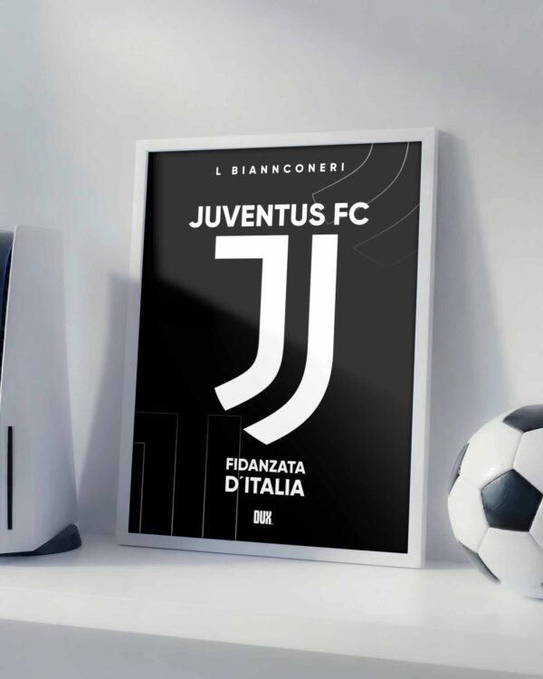Juventus FC Logo - Framed Football Poster