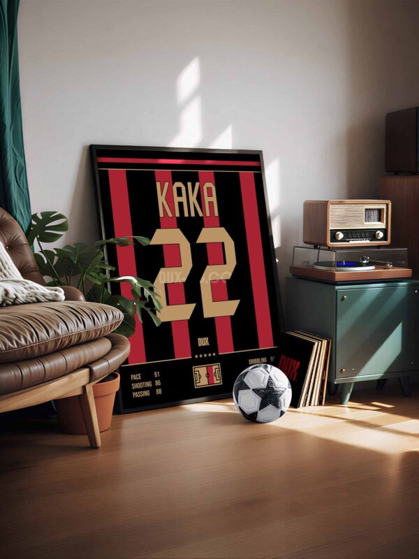 Kaka 2007 AC Milan Jersey - Framed Football Poster