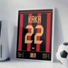 Kaka 2007 AC Milan Jersey - Framed Football Poster
