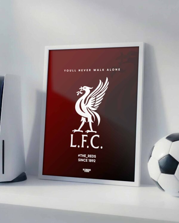 Liverpool FC Logo - Framed Football Poster