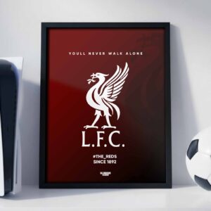 Liverpool FC Logo - Framed Football Poster