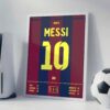 Leo Messi 2015 Jersey - Framed Football Poster