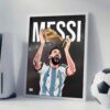 Leo Messi World Cup - Framed Football Poster