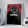 AC Milan Retro Kit - Framed Football Poster
