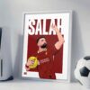 Mohamed Salah 24/25 - Framed Football Poster