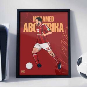Mohamed Aboutrika - Framed Football Poster