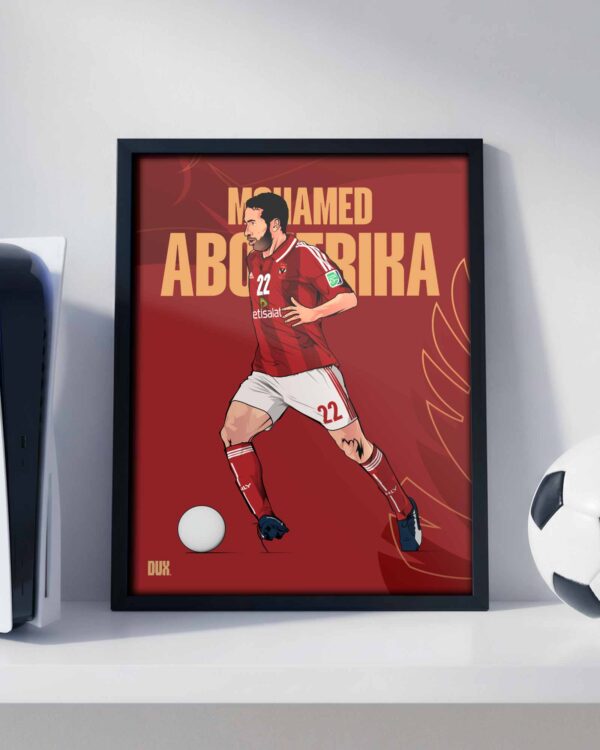 Mohamed Aboutrika - Framed Football Poster