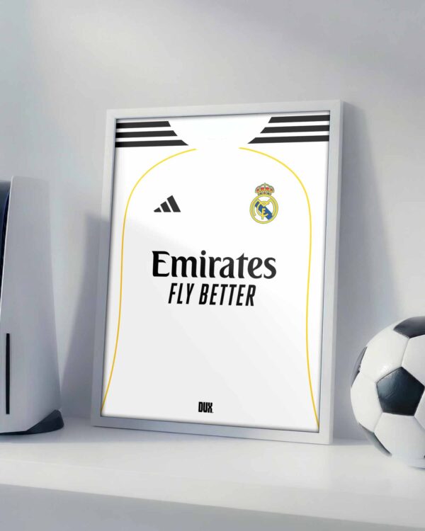 Real Madrid 25/26 Kit - Framed Football Poster
