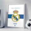 Real Madrid Logo - Framed Football Poster