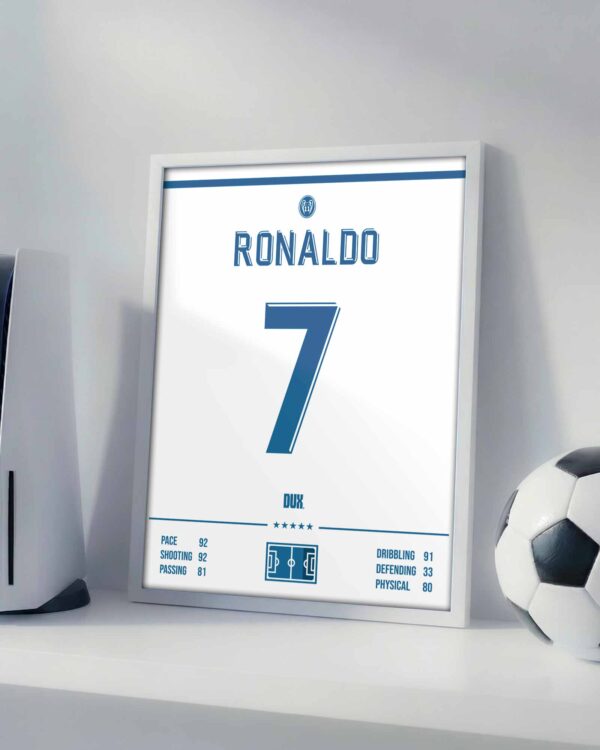 Cristiano Ronaldo 2017 Jersey - Framed Football Poster