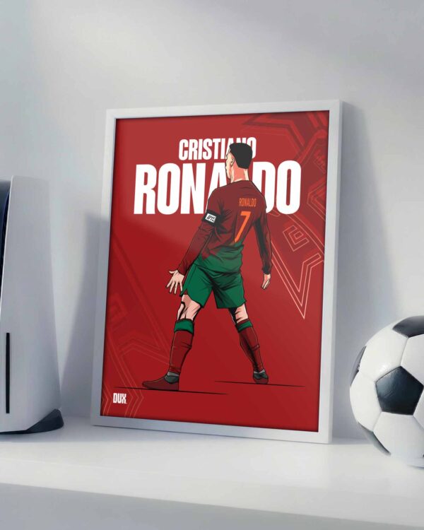 Cristiano Ronaldo - Framed Football Poster