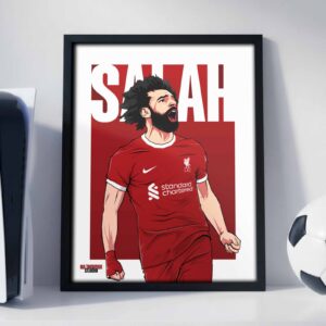 Mohamed Salah – Framed Football Poster