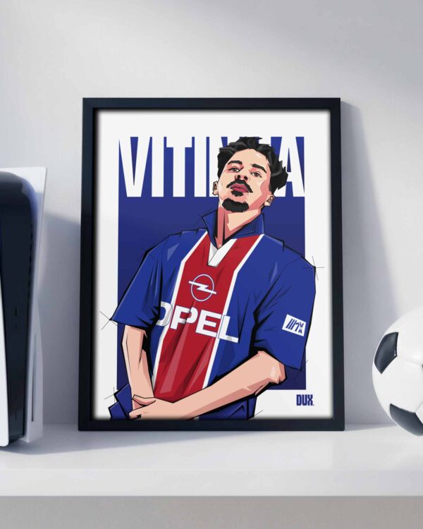 Vitinha – Framed Football Poster