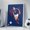 Zidane x France - Framed Football Poster