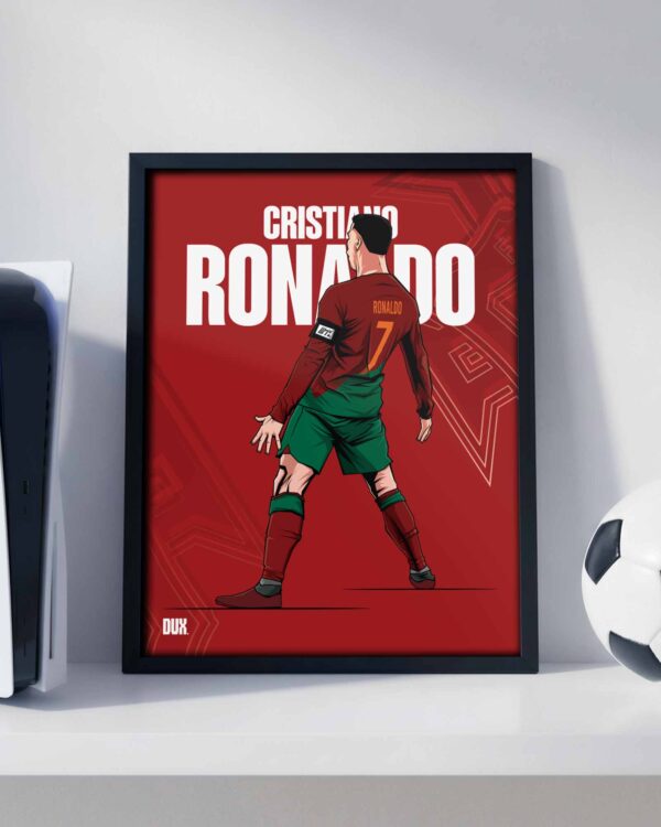 Cristiano Ronaldo - Framed Football Poster